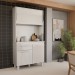 Cozinha Compacta Primavera 4 Portas 1 Gaveta Branco - Panorama Móveis