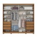 Guarda-Roupa Casal Cayman 2 Portas 6 Gavetas 100% Mdf Ripado Nature - Henn