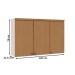 Armário Aéreo Cozinha 120 Cm Atria 3 Portas Branco/Teka Soho - Genialflex