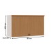 Armário Aéreo Cozinha 80 Cm Atria 1 Porta Branco Fosco/Teka Soho - Genialflex