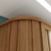 Guarda-Roupa Casal Mozzate 2 Portas 6 Gavetas Ripado com Espelho Flex Nature/Off White/Preto Hp - Henn