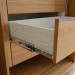 Guarda-Roupa Casal Mozzate 2 Portas 6 Gavetas Ripado com Espelho Flex Nature/Off White/Preto Hp - Henn