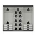 Guarda-Roupa Casal Senna 3 Portas 6 Gavetas Preto - Maxel