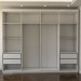 Guarda-Roupa Casal Nirvana Plus 8 Portas 4 gavetas com Espelho Branco/Cinamomo - Panorama Móveis