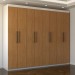 Guarda-Roupa Casal Nirvana 8 Portas 4 gavetas Branco/Cinamomo - Panorama Móveis