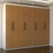 Guarda-Roupa Casal Nirvana 8 Portas 4 gavetas Branco/Cinamomo - Panorama Móveis