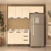 Cozinha Completa Meena 6 Portas 3 Gavetas Branco/Creme - Politorno