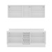 Cozinha Completa Meena 9 Portas 3 Gavetas Branco - Politorno