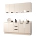 Cozinha Completa Meena 9 Portas 3 Gavetas Branco - Politorno