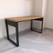 Mesa Escrivaninha Home Office 100% Mdf Freijó/Preto - Panorama Móveis