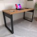Mesa Escrivaninha Home Office 100% Mdf Freijó/Preto - Panorama Móveis