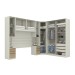 Guarda-Roupa Casal Modulado Seletto 9 Portas 9 Gavetas com Espelho Areia Hp/Jequitibá - Henn