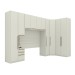 Guarda-Roupa Casal Modulado Seletto 10 Portas 3 Gavetas Areia Hp - Henn