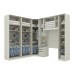 Guarda-Roupa Solteiro Modulado Seletto 9 Portas 3 Gavetas Areia Hp - Henn