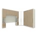 Guarda-Roupa Casal Modulado Seletto 10 Portas 12 Gavetas Me19 Areia/Jequitibá - Henn