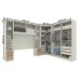 Guarda-Roupa Casal Modulado Seletto 10 Portas 12 Gavetas Me19 Areia/Jequitibá - Henn
