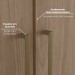 Guarda-Roupa Casal Modulado Seletto 10 Portas 12 Gavetas Me19 Areia/Jequitibá - Henn