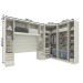 Guarda-Roupa Casal Modulado Seletto 11 Portas 9 Gavetas com Espelho Me20 Areia - Henn