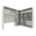 Guarda-Roupa Casal Modulado Seletto 8 Portas 6 Gavetas com Espelho Me21 Areia/Jequitibá - Henn