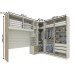 Guarda-Roupa Casal Modulado Seletto 8 Portas 6 Gavetas com Espelho Me22 Areia/Jequitibá - Henn