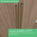 Guarda-Roupa Casal Modulado Seletto 8 Portas 6 Gavetas com Espelho Me22 Areia/Jequitibá - Henn