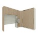 Guarda-Roupa Casal Modulado Seletto 8 Portas 6 Gavetas Me23 Areia/Jequitibá - Henn