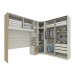 Guarda-Roupa Casal Modulado Seletto 8 Portas 6 Gavetas Me23 Areia/Jequitibá - Henn