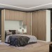 Guarda-Roupa Casal Modulado Seletto 8 Portas 6 Gavetas Me23 Areia/Jequitibá - Henn