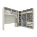 Guarda-Roupa Casal Modulado Seletto 8 Portas 6 Gavetas Me24 Areia/Jequitibá - Henn