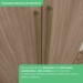 Guarda-Roupa Casal Modulado Seletto 8 Portas 6 Gavetas Me24 Areia/Jequitibá - Henn