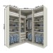 Guarda-Roupa Casal Modulado Seletto 6 Portas 3 Gavetas com Espelho Me31 Areia - Henn