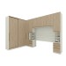 Guarda-Roupa Casal Modulado Seletto 9 Portas 9 Gavetas Me30 Areia/Jequitibá - Henn
