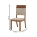 Cadeiras Kit 2 Cadeiras Milla Plus Nature/Caramelo/Creme - Henn