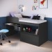 Cama Infantil Multifuncional Jacarta 1 Porta Grafite - Art In Móveis