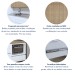 Cozinha Compacta Nuestra Cosas 4 Portas 5 Gavetas Ripado 100% Mdf Branco/Nature - Panorama Móveis