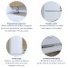 Cozinha Completa Nuestra Cosas 7 Portas 7 Gavetas Ripado 100% Mdf Branco/Nature - Panorama Móveis