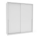 Guarda-Roupa Casal Porto 2 Portas 2 Gavetas Branco - Politorno