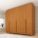 Guarda-Roupa Casal Humaitá 6 Portas 4 Gavetas Cinamomo - Pnr Móveis