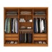 Guarda-Roupa Casal Humaitá 6 Portas 4 Gavetas Cinamomo - Pnr Móveis