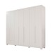 Guarda-Roupa Casal Bahrein 7 Portas 6 Gavetas Branco - Pnr Móveis