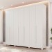 Guarda-Roupa Casal Bahrein 7 Portas 6 Gavetas Branco - Pnr Móveis