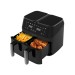 Fritadeira Elétrica Dual Zone 8 Litros 1800w 127v Preto - Be Smart