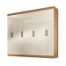 Guarda-Roupa Casal Paris 8 Portas 4 Gavetas Cinamomo/Off White - Maxel