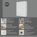 Guarda-Roupa Casal Fort 4 Portas 2 Gavetas 100% Mdf Branco - Manbel