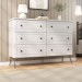 Cômoda Fort 6 Gavetas 100% Mdf Branco - Manbel