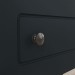 Mesa de Cabeceira Fort 2 Gavetas 100% Mdf Grafite - Manbel