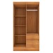 Guarda-Roupa Solteiro Oregon 4 Portas 2 Gavetas Cinamomo - Tcil Móveis