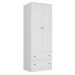 Guarda-Roupa Infantil Girassol 2 Portas 2 Gavetas 100% Mdf Branco - Manbel