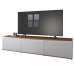 Rack para TV Até 60 Polegadas Soul 1,80 2 Portas 1 Gaveta Off White/Cedro - Panorama Móveis
