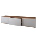 Rack para TV Até 60 Polegadas Soul 1,80 2 Portas 1 Gaveta Off White/Cedro - Panorama Móveis